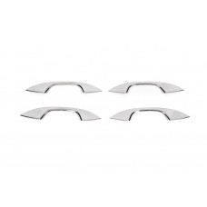 Хромированные Накладки на Ручки Дверей (4 шт, Нержавейка) для Ford Connect 2021- гг