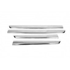 Дверные Молдинги Нержавеющая Сталь (2008-2011, 4 шт) для Renault Kangoo