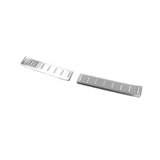 Накладка на порог багажника матовая нержавейка (2 шт) для Renault Captur 2019- гг