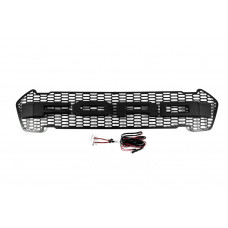 Передняя решетка (2015-2018, черный, LED) для Ford Ranger