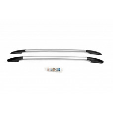 Рейлинги OmsaLine Solid для Spaceback (2 шт, серые) для Skoda Rapid 2012-2019 гг