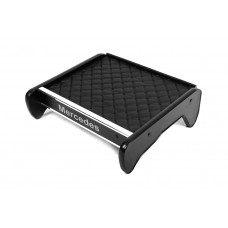 Полиця на панель (Чорна з чорною ниткою) для Mercedes T1 (207-410) 1977-1995 рр