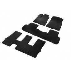Коврики EVA (3 ряда, черные) для Toyota Highlander 2013-2019 гг