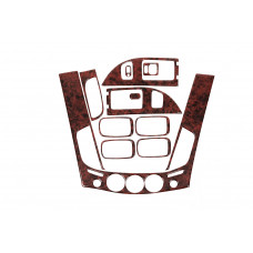 Накладки на панель приборов (11 деталей) Дерево для Mitsubishi L200 2006-2015 гг