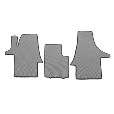 Коврики EVA (серые, передние, для 1-20251) для Volkswagen T5 Multivan 2003-2010 гг