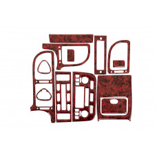 Накладки на панель (Meric, 1999-2004) Дерево для Peugeot 406 рр