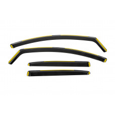 Вітровики вставні Niken Luxury (HB, 4 шт) для Renault Megane IV 2016-2025 рр