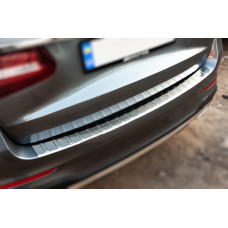 Накладка на задний бампер Carmos нержавейка для Mercedes GLC X253 2015-2022 гг