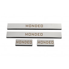 Накладка на пороги (4 шт, нерж) для Ford Mondeo 2014-2022 рр