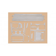 Накладки на Панель Приборов Алюминий для Volkswagen Jetta 2006-2011 гг