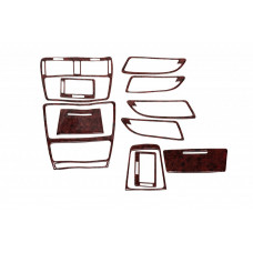 Накладки на панель приборов (Meric, Турция) Дерево для Skoda Octavia II A5 2010-2013 гг