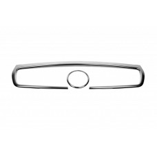 Накладка на решетку радиатора (2010-2015, Верхняя, Нержавеющая сталь) для Fiat Doblo II