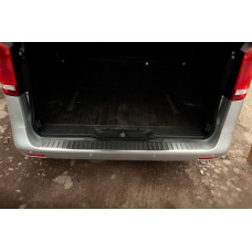 Накладка на задний бампер OmsaLine Нержавейка Матовый для Mercedes Vito/V-class W447 2014- гг