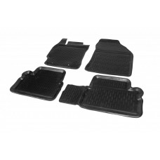 Резиновые коврики (4 шт, Niken 3D) для Toyota Corolla 2007-2013 гг