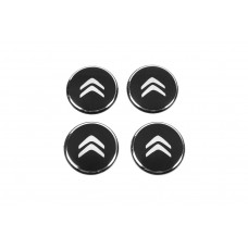 Наклейки на ковпачки 54мм ctr54 (4шт) для Citroen