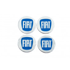 Наклейки на центральные колпачки дисков 60мм 1805C (4шт) для Fiat
