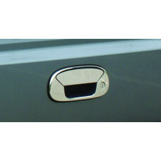 Накладка на ручку багажника Нержавейка Carmos - Турецкая Нержавеющая Сталь для Fiat Doblo I 2005-2010 гг