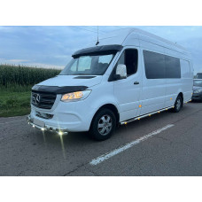 Передняя нижняя защита Shark для Mercedes Sprinter W907/W910 2018- гг