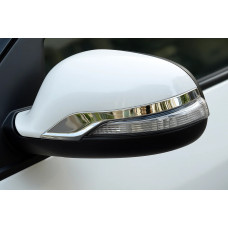 Накладки на зеркала Libao (2 шт., пластик) для Chery Tiggo 5 2013- гг