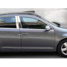 Накладки на дверные стойки из нержавеющей стали Carmos - Турецкая Нержавеющая Сталь для BMW 3 серия E-90/91/92/93 2005-2011 гг