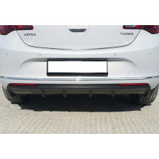 Задний диффузор DPT (HB, Черный Глянец) для Opel Astra J 2009-2015 гг
