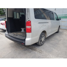 Накладка на задний бампер EuroCap (длинная база, ABS) для Opel Zafira Life 2019- гг