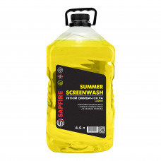 Летняя жидкость для омывателя стекла SAPFIRE Summer Screenwash 4,5 л - Лимон