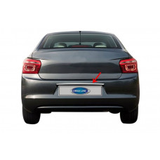 Хромированная Накладка над Номером (Нержавейка) для Citroen C-Elysee 2013-2022 гг