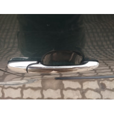 Накладки на ручки (4 шт, нерж) Carmos - Турецька сталь для Volkswagen Sharan 1995-2010 рр