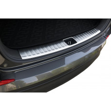 Накладка на задній поріг багажника Libao (нерж) для Hyundai Tucson TL 2016-2021 рр