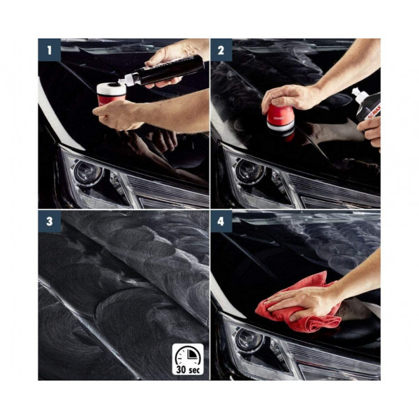 Sonax NanoPro Цветная Полироль с Воском Черная 500мл