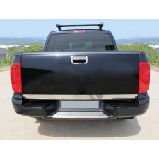 Накладка на багажник нержавейка OmsaLine - Итальянская Нержавейка для Volkswagen Amarok 2010-2022 гг