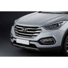 Хромированные защитные накладки на бампер для Tucson Korea 2013-2015 (ABS) для Hyundai IX-35
