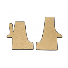 Коврики EVA (Бежевые, передние, для 2-20251) для Volkswagen T5 2010-2015 гг