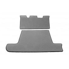 Килимок багажника 2 шт Сірий(EVA, 7 місць) для Toyota Land Cruiser 100 1998-2007 рр