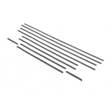 Черные дверные молдинги (вставки) для Mercedes G сlass W463 1990-2018 гг