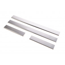 Накладки на пороги Carmos (4 шт, нержавейка) для Toyota Corolla 2007-2013 гг