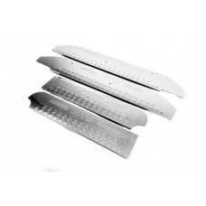 Накладки на внутренние пороги (OmsaLine) 3 шт, OmsaLine - Итальянская Нержавейка для Mercedes Vito W639 2004-2014 гг