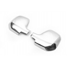 Накладки на зеркала 2008-2012 (2 шт, нерж.) для Citroen Berlingo