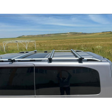 Поперечины на рейлинги с замком Skyport (2 шт) (Только для рейлингов Skyport) до 160 см, Серый