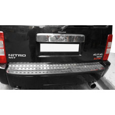 Накладка на задний бампер нержавейка для Dodge Nitro 2006-2011 гг