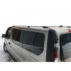 Хромированные Рейлинги Короткая, Пластиковые Ножки для Opel Vivaro 2015-2019 гг