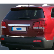 Накладка на багажник нержавейка (2009-2013) Carmos - Турецкая Нержавеющая Сталь для Kia Sorento II XM