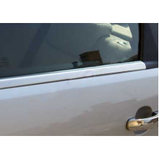 Окантовка окон Нержавеющая сталь (4 шт.) OmsaLine - Итальянская Нержавейка для Nissan Pathfinder R51 2005-2014 гг