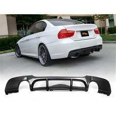 Задний диффузор DPT V-4 (для E90 M-Sport, черный глянец) для BMW 3 серия E-90/91/92/93 2005-2011 гг