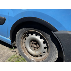 Расширители арок (4 шт, черные) для Fiat Scudo 2007-2015 гг