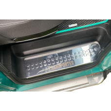 Накладки на внутренние пороги тип-4 (сталь) 4 штуки для Volkswagen T4 Transporter