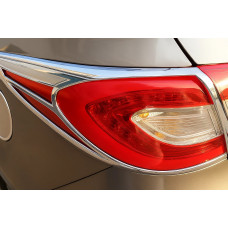 Хром Накладки на Задние Фонари 2013-2015 (ABS) для Hyundai IX-35