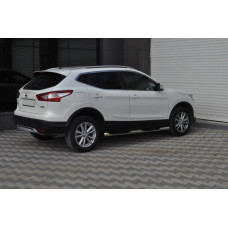 Боковые Трубы (2014-2017, 2 шт., Нержавейка) для Nissan Qashqai