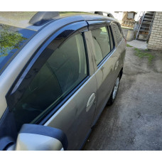 Ветровики на окна (4 шт., Sunplex Sport) для Renault Logan MCV 2013-2022 гг